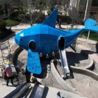 大型鲸鱼儿童滑梯