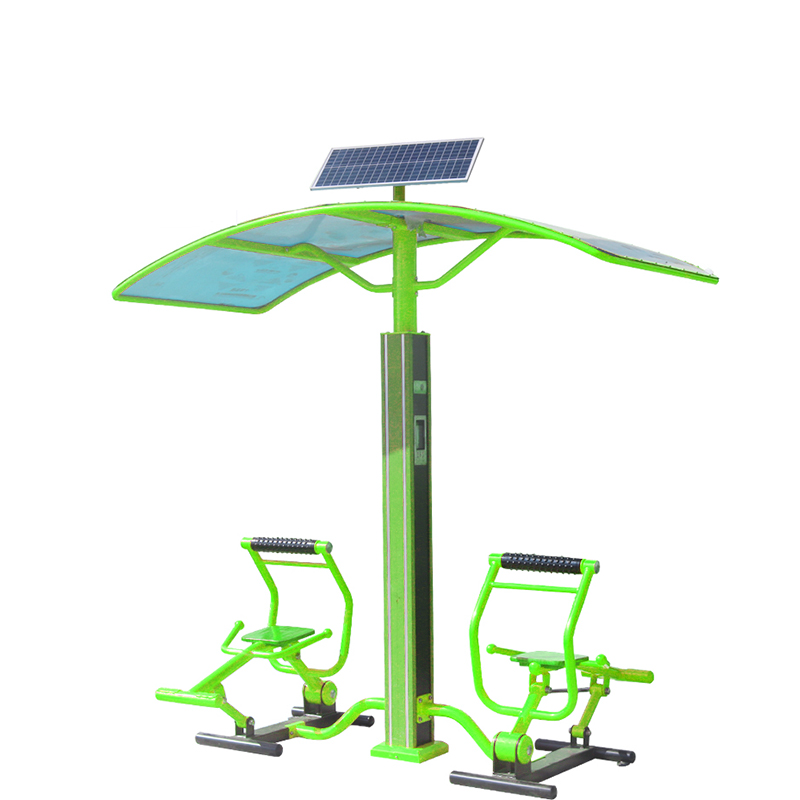 智能双位背部按摩器 - Huatihui官网校园健身路径设备